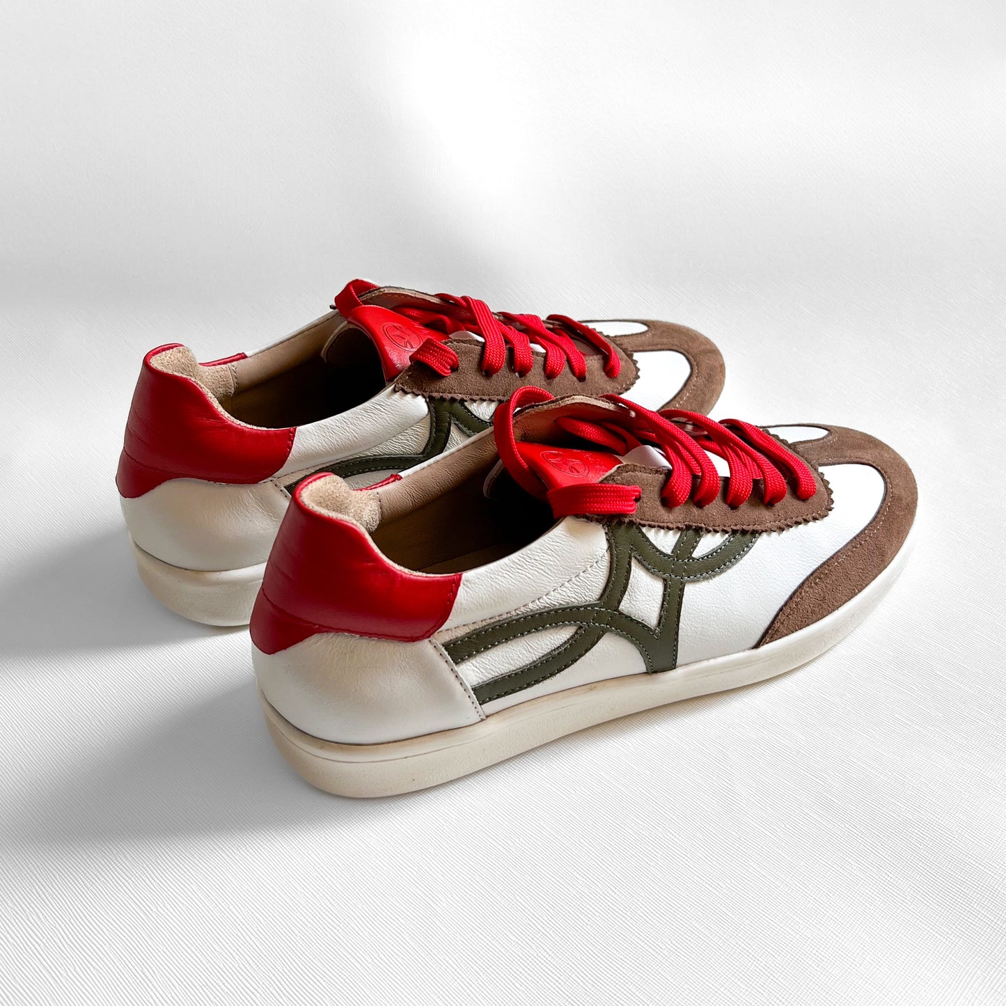 Zapatillas Danika | Blanco/Rojo