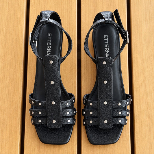 SANDALIAS GENOVA { BLACK