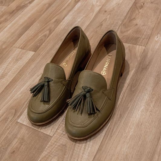 Mocasin Brianna | Verde Olmo