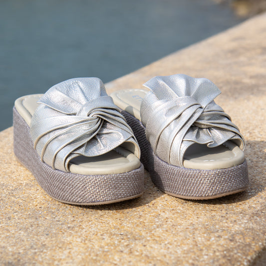 SANDALIAS ELISA | PLATEADO