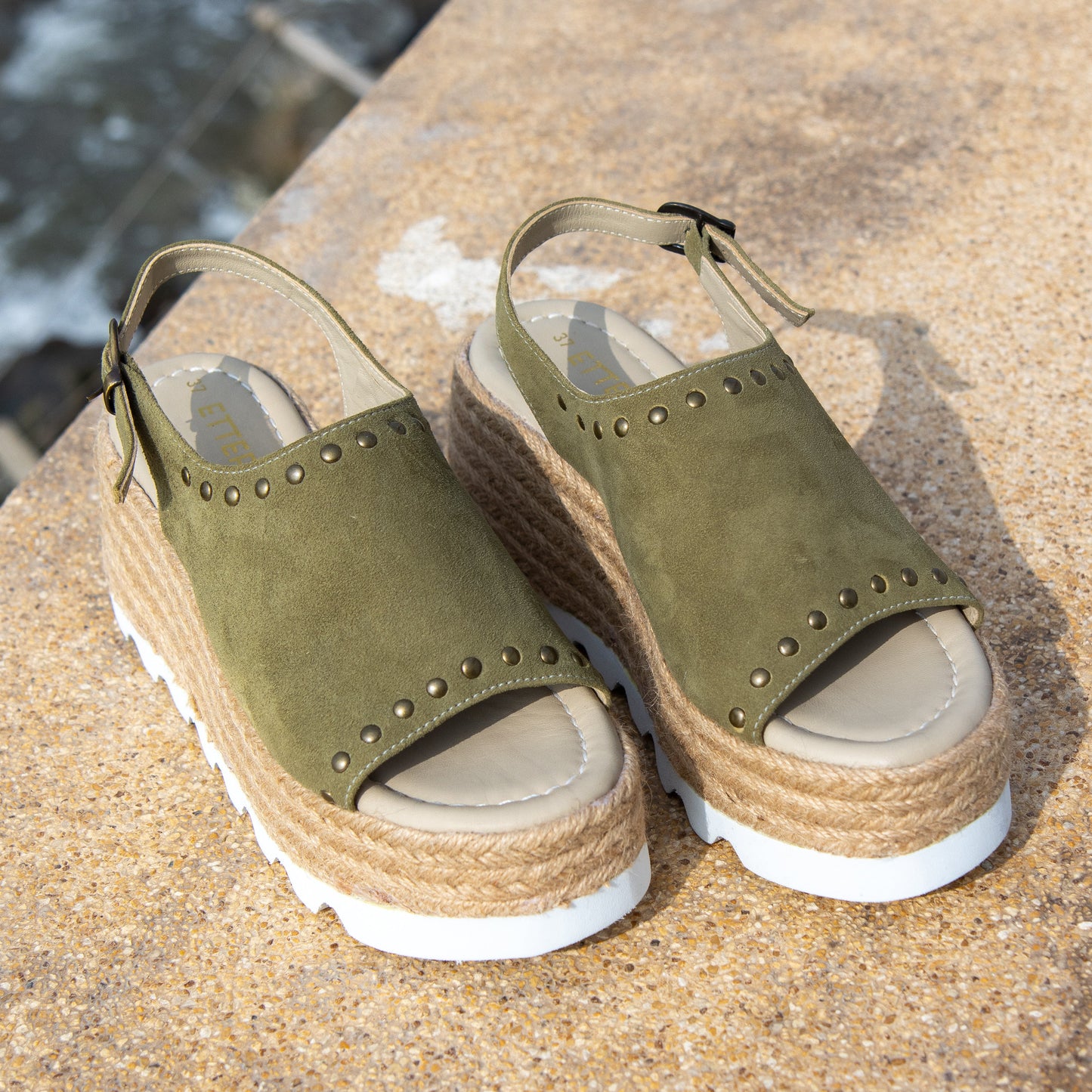 ALPARGATAS ELBA GAMUZA | OLIVO