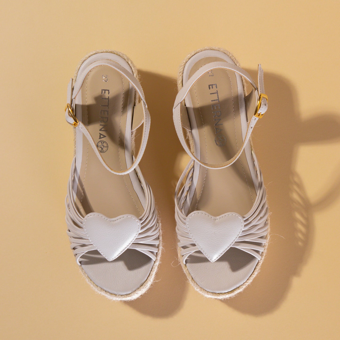 ALPARGATAS EMMA CORAZON | OFF WHITE