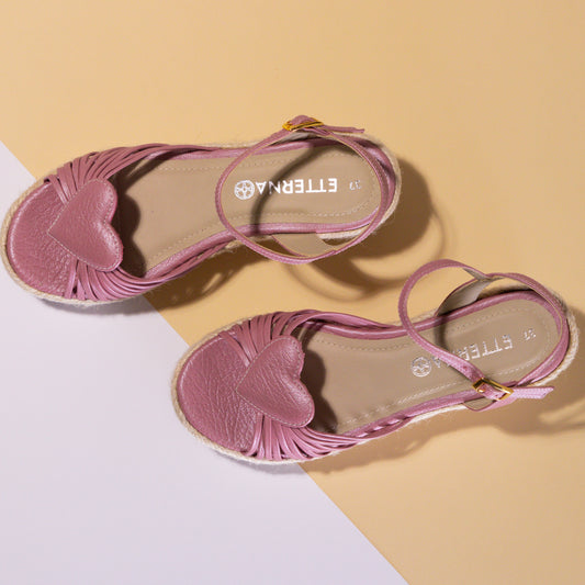 ALPARGATAS EMMA CORAZON | ROSE PEARL