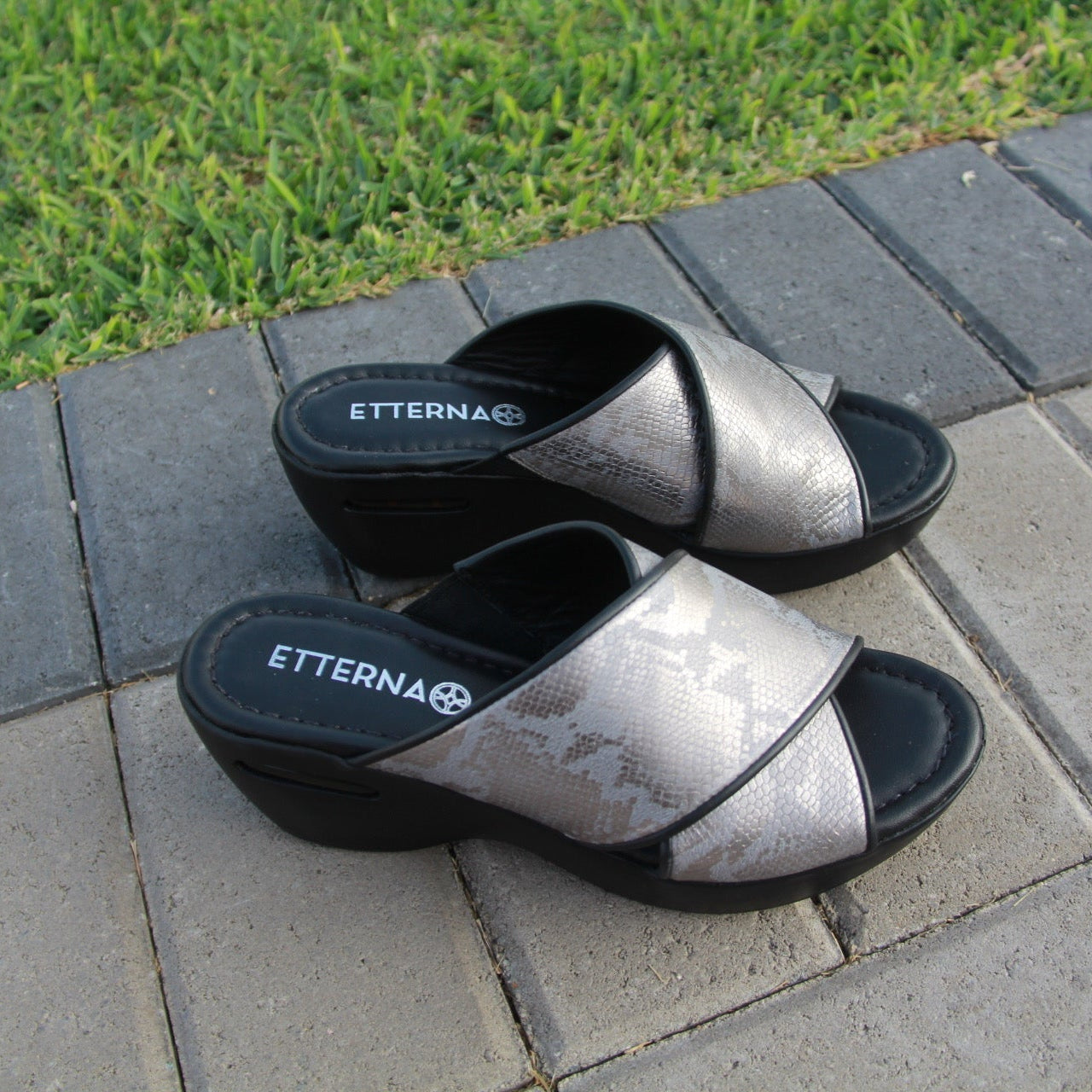 SANDALIAS ESTELA | DARK SILVER