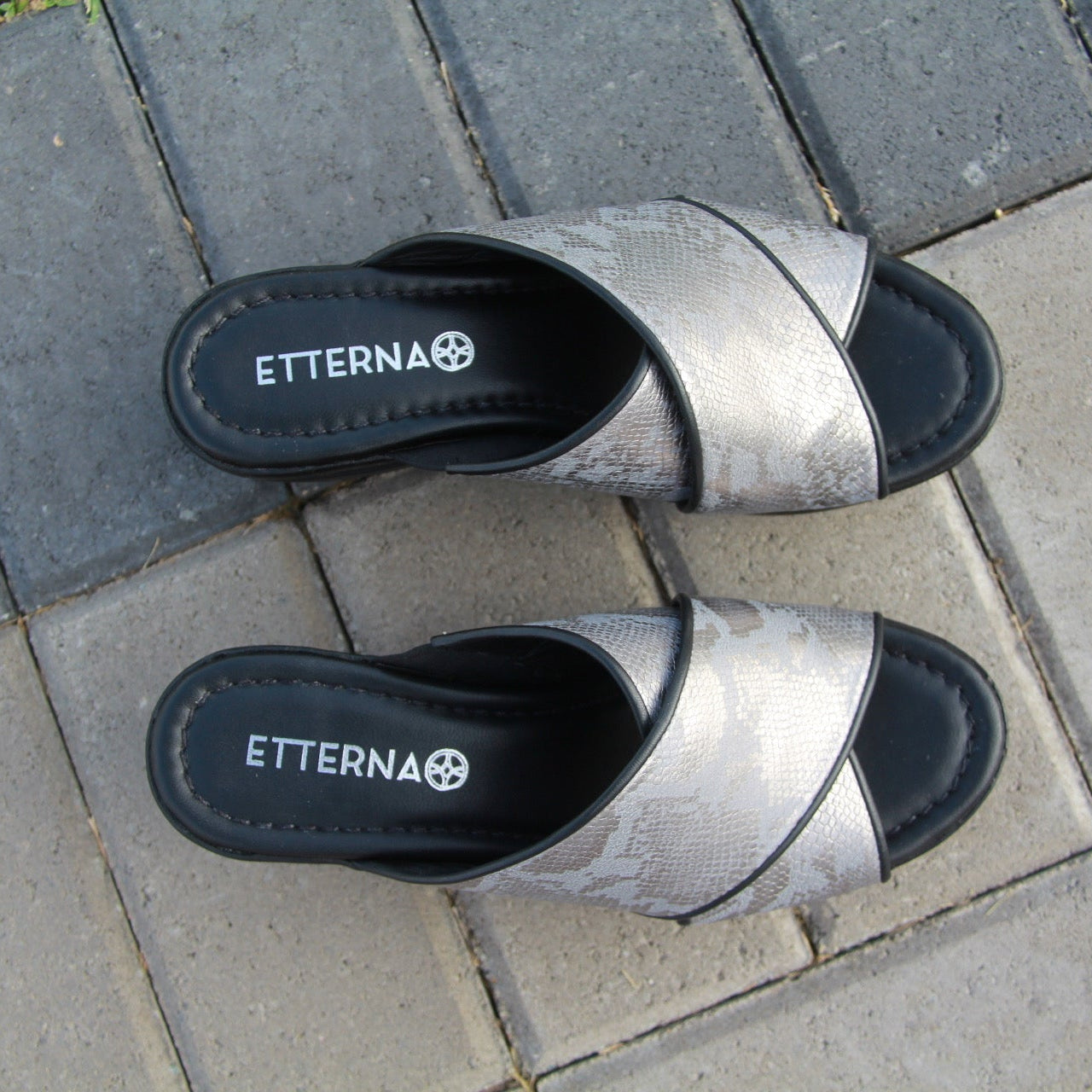 SANDALIAS ESTELA | DARK SILVER