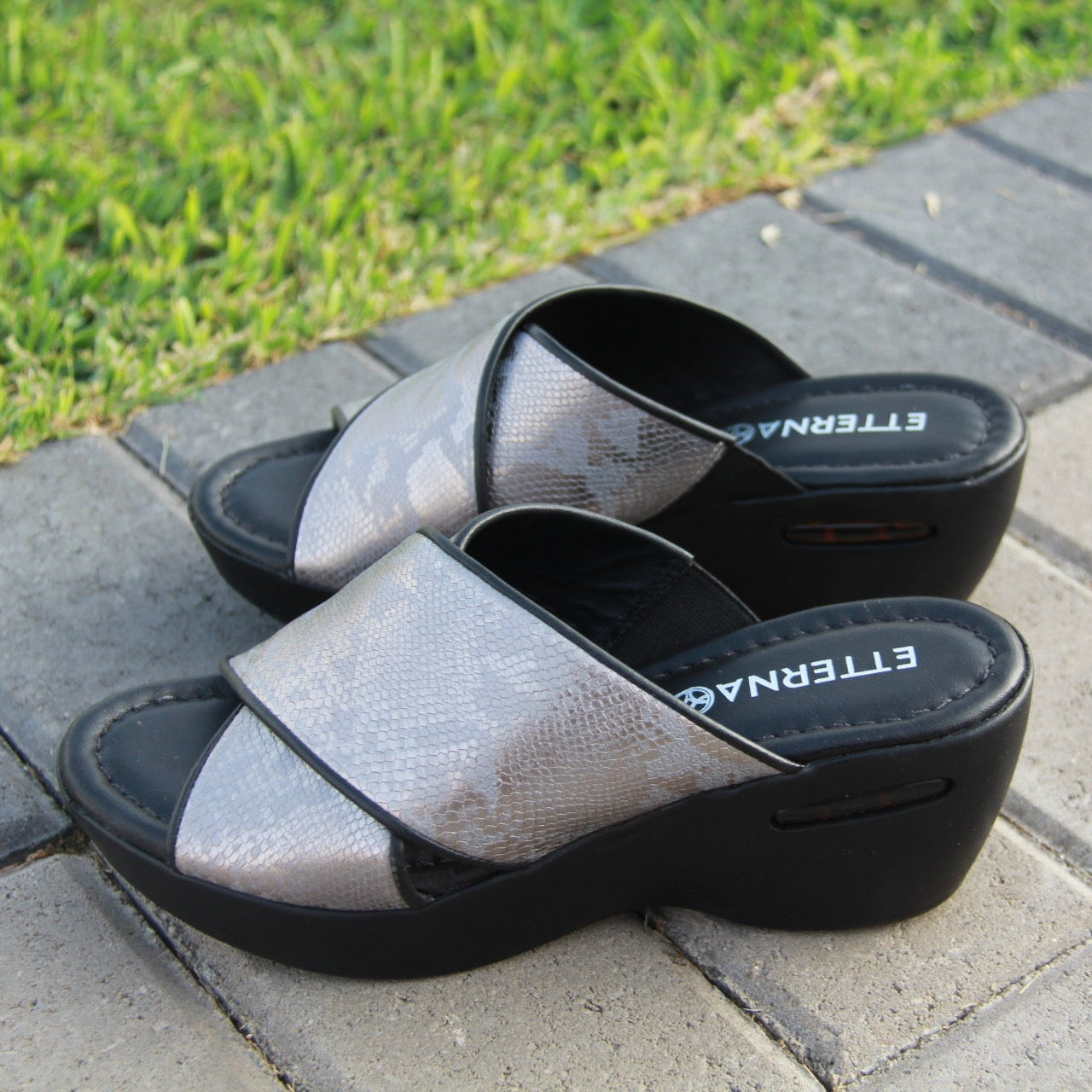 SANDALIAS ESTELA | DARK SILVER