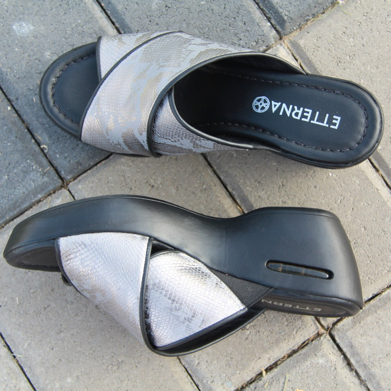 SANDALIAS ESTELA | DARK SILVER