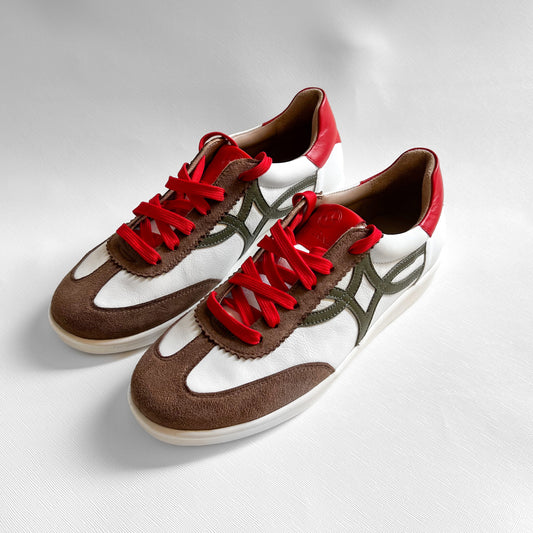 Zapatillas Danika | Blanco/Rojo