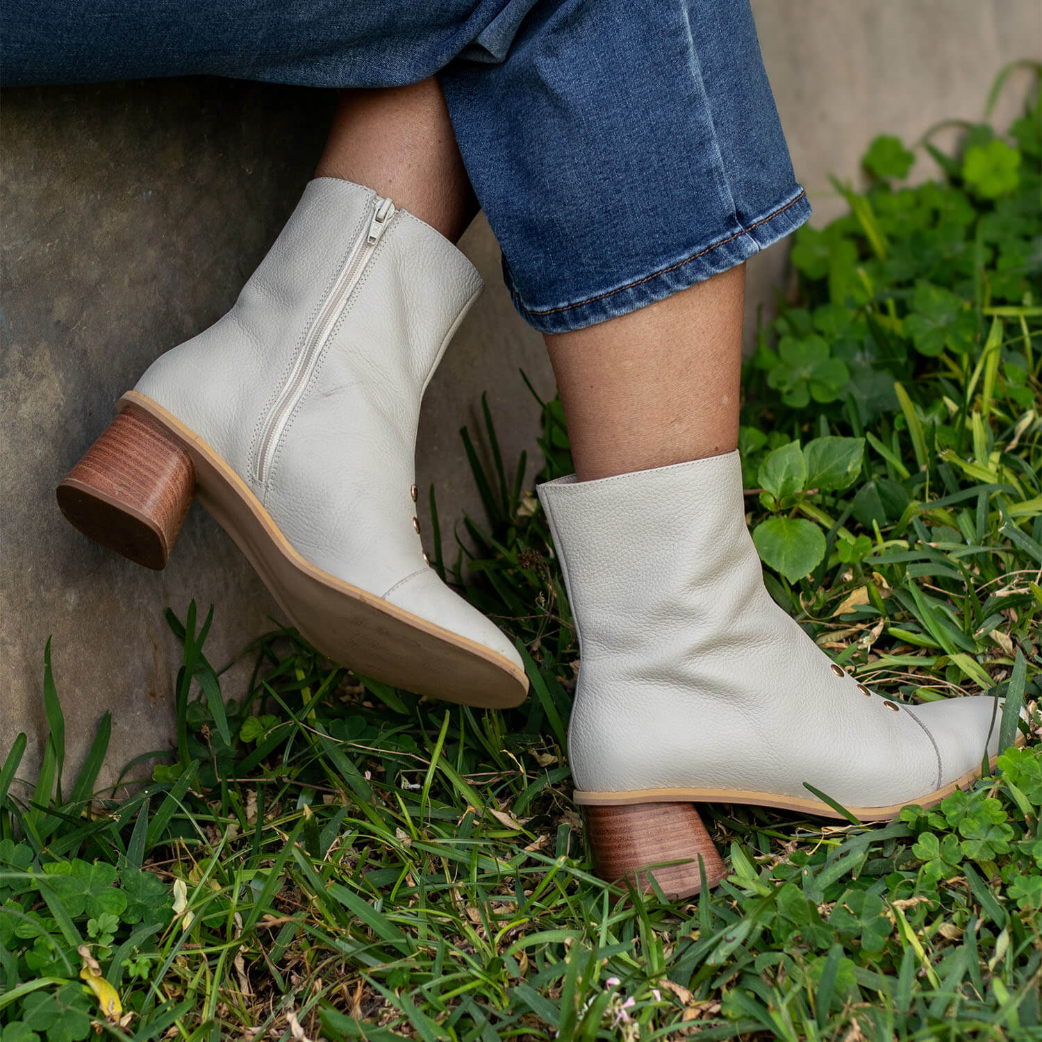 Bota Bianca en color Off White