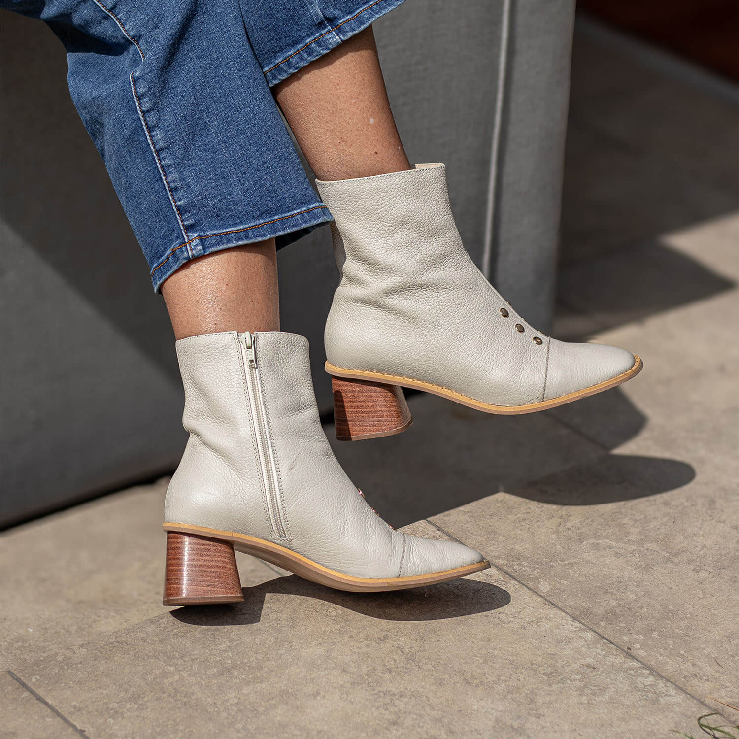 Bota Bianca en color Off White